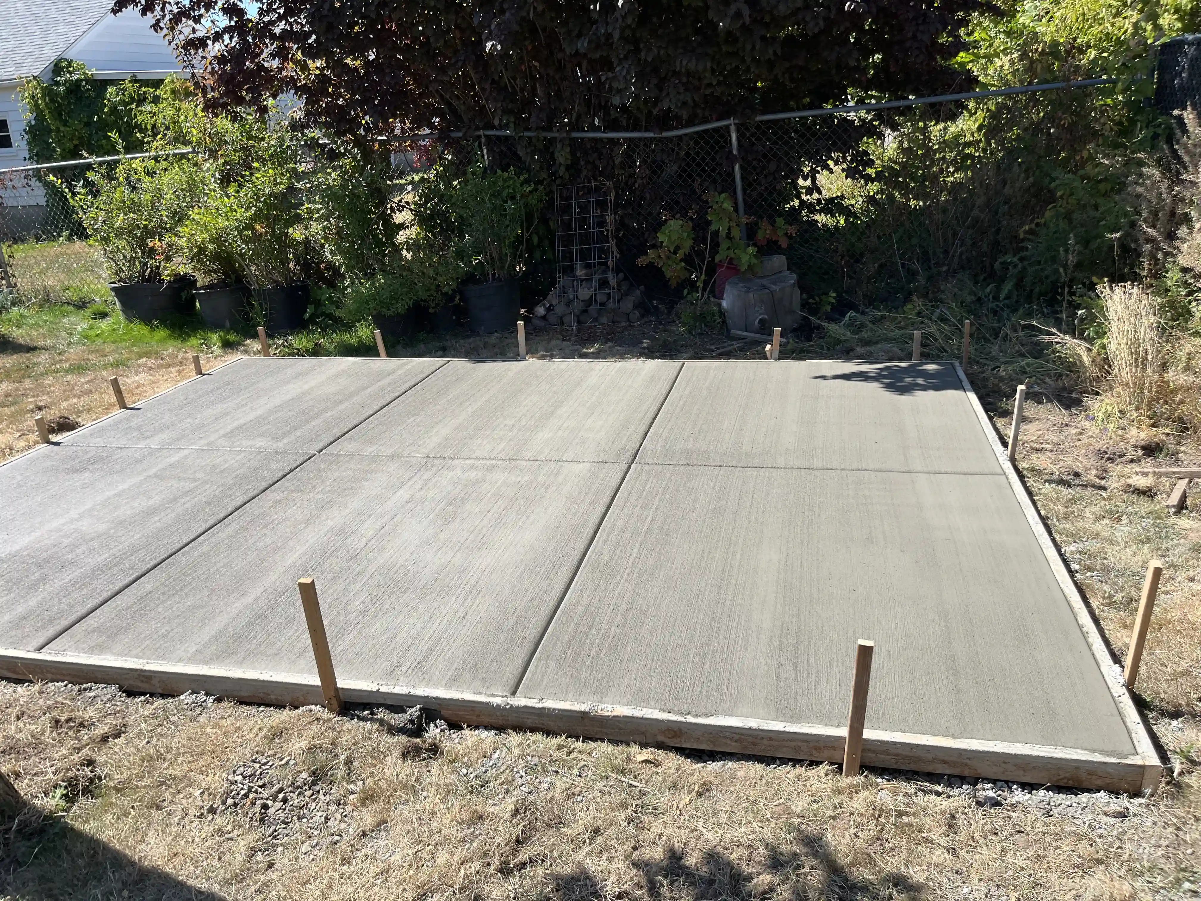 Slab (broom finish)  project in Mount Angel, OR
