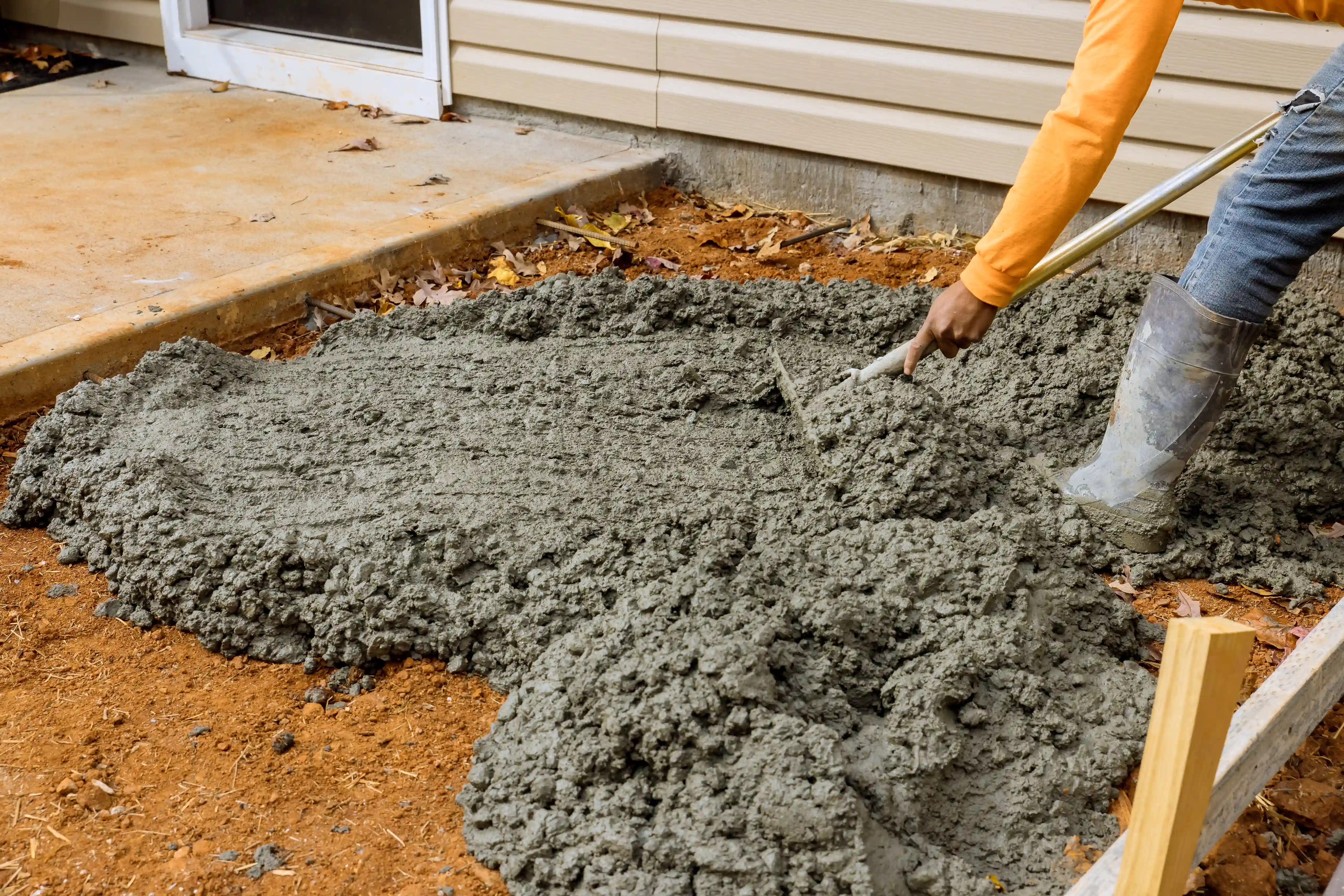 Pour new patios and driveways